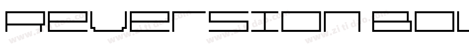 Reversion Bold字体转换
